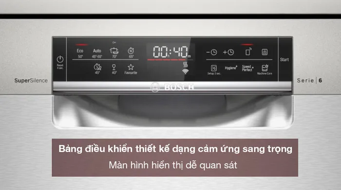 Bảng điều khiển dễ sử dụng